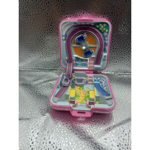 Vintage 1989 Bluebird Polly Pocket Funfair Compact Pink Amusement Park Toy
